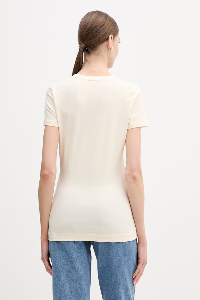 GUESS Тениска LEO дамска в бежово W6RI32 J1314