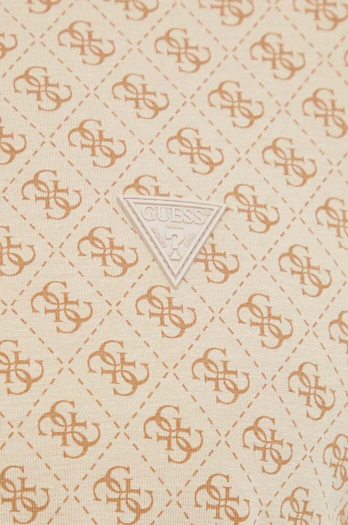 GUESS Тениска MARSHALL в бежово с десен Z2YI05 J1314