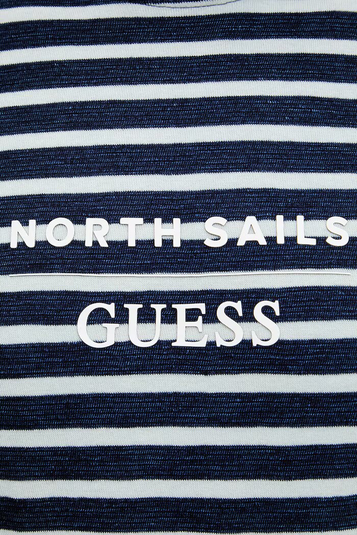 GUESS тениска мъжка памучна x North Sails тъмносин M6GI47 K3499