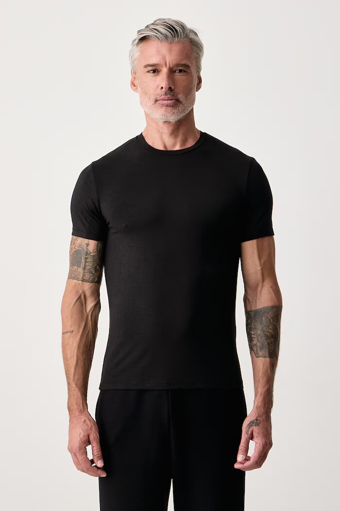 GUESS тениска мъжка с модал JAVIER черна U6BM02 K5386
