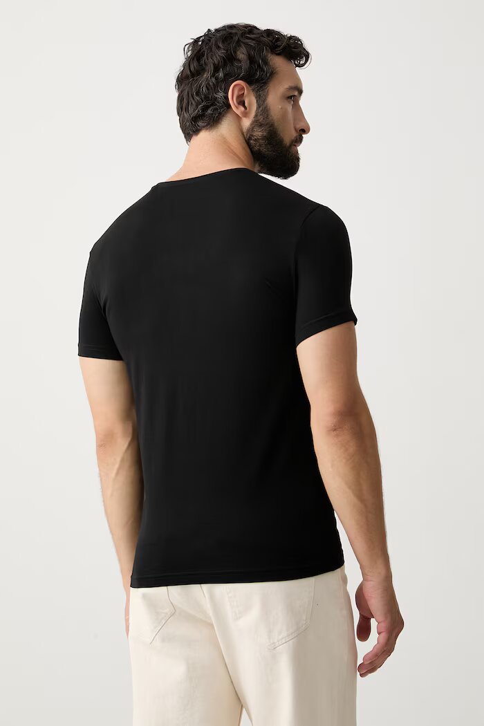 GUESS тениска мъжка с памук черна M6YI32 K3735