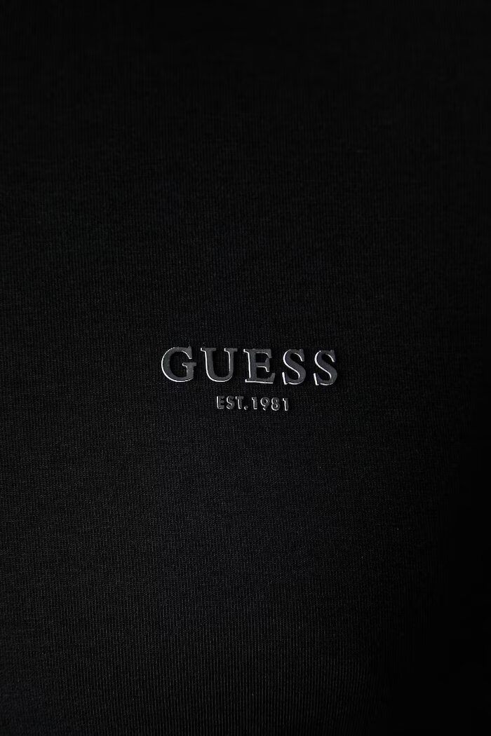 GUESS тениска мъжка с памук черна M6YI32 K3735