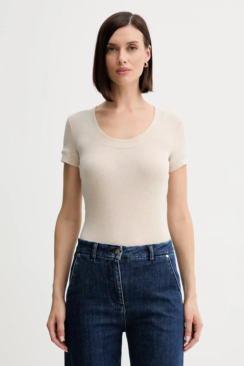 GUESS Тениска с коприна TINA
