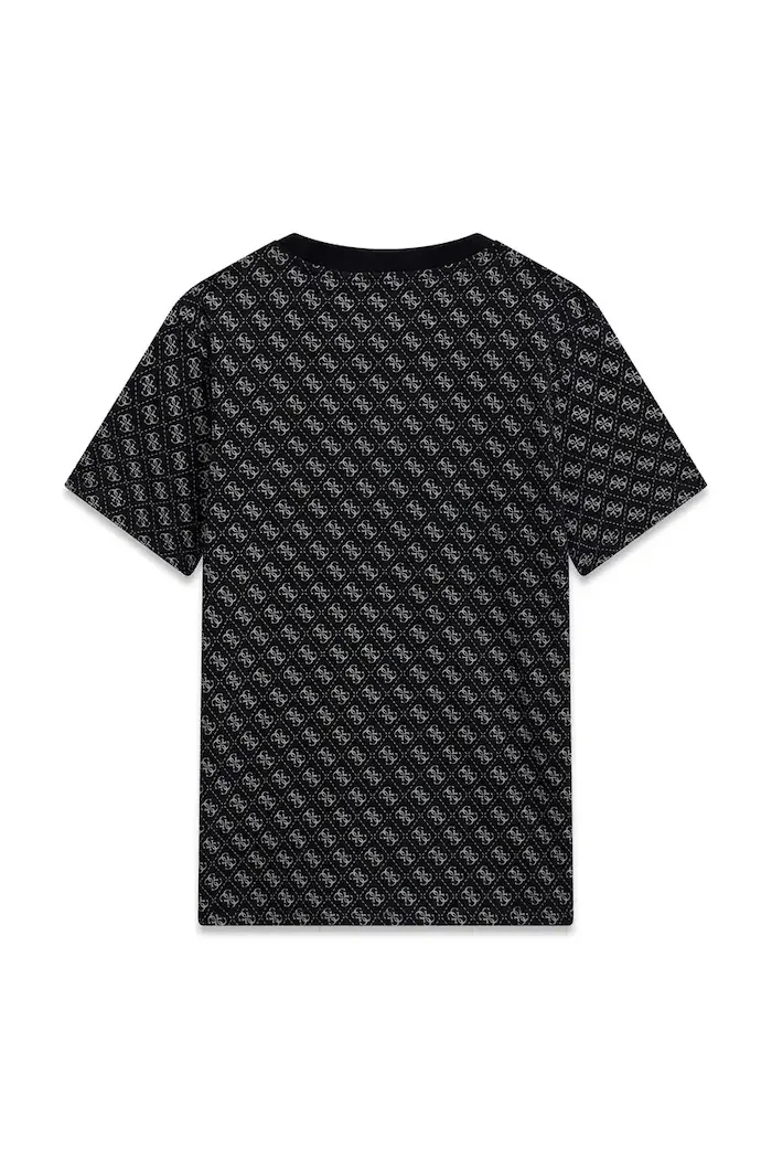 GUESS тениска за деца от памук черна L6YI17 K3744