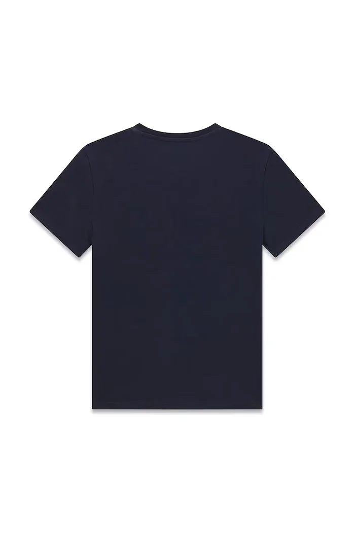 GUESS тениска за деца от памук тъмносиня L6YI07 K3715