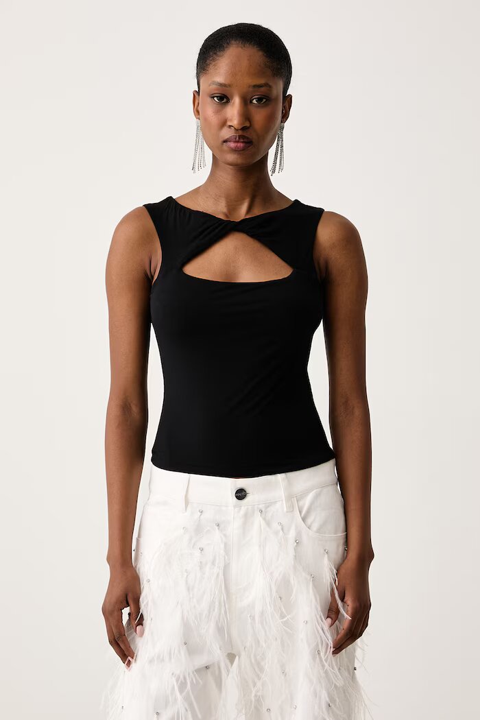 GUESS топ дамски с модал MAIA черен W6BP43 K6606