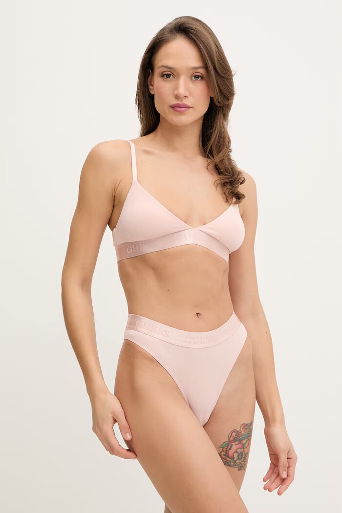GUESS триъгълен сутиен с модал MARIKA розов O6GC05 KE831
