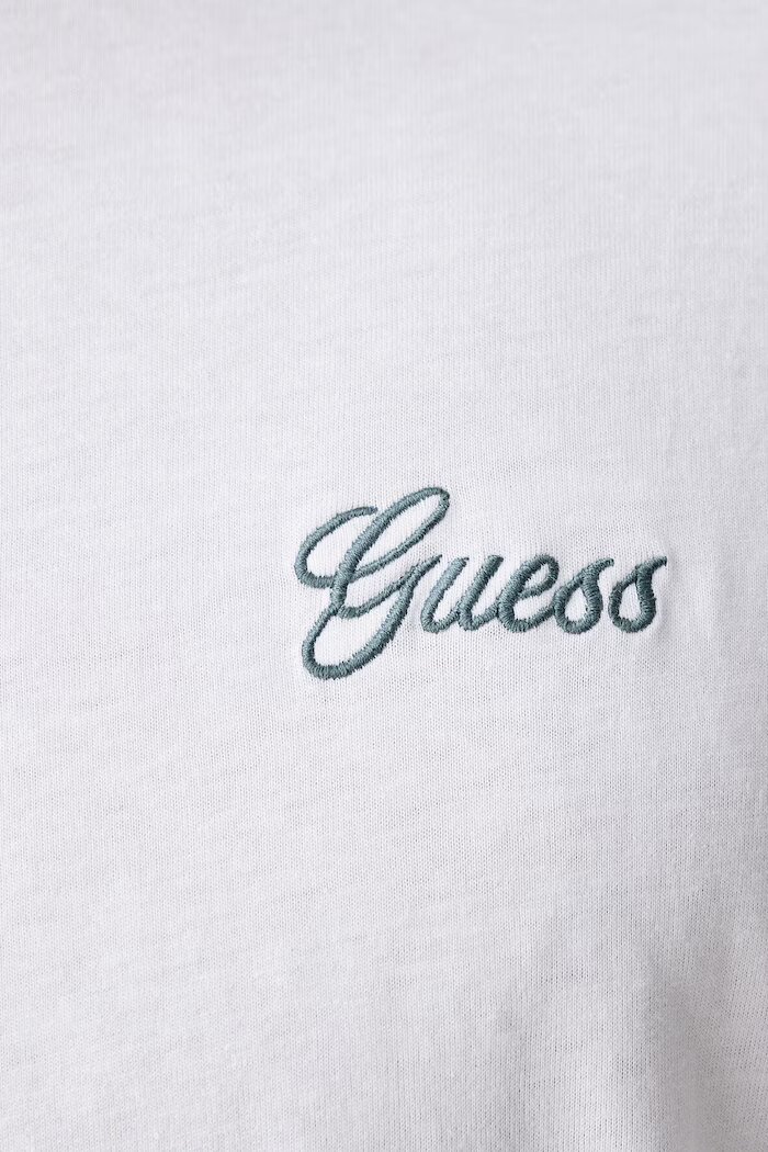 GUESS уголемена тениска мъжка от памук бяла M6BI35 K6174