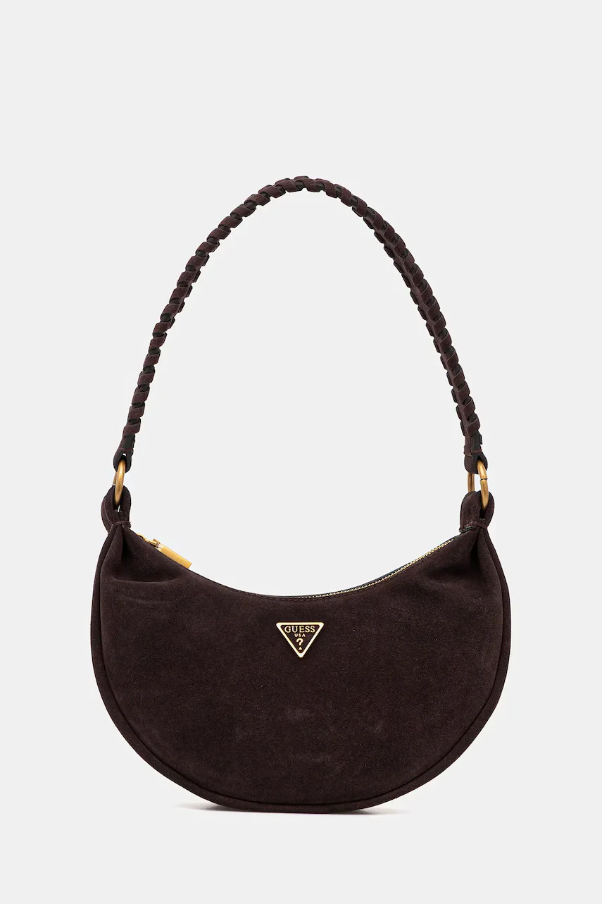 GUESS Велурена чанта AMITA