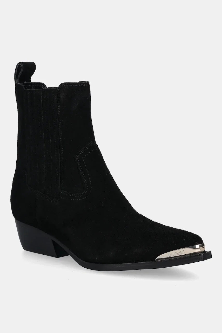 GUESS Велурени каубойски ботуши LANNA2