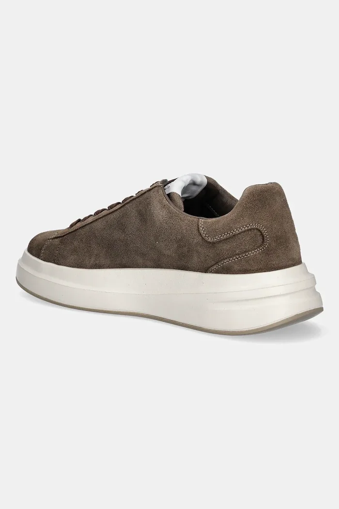 GUESS Велурени маратонки ELBA мъжки в кафяво FMFLBA SUE12