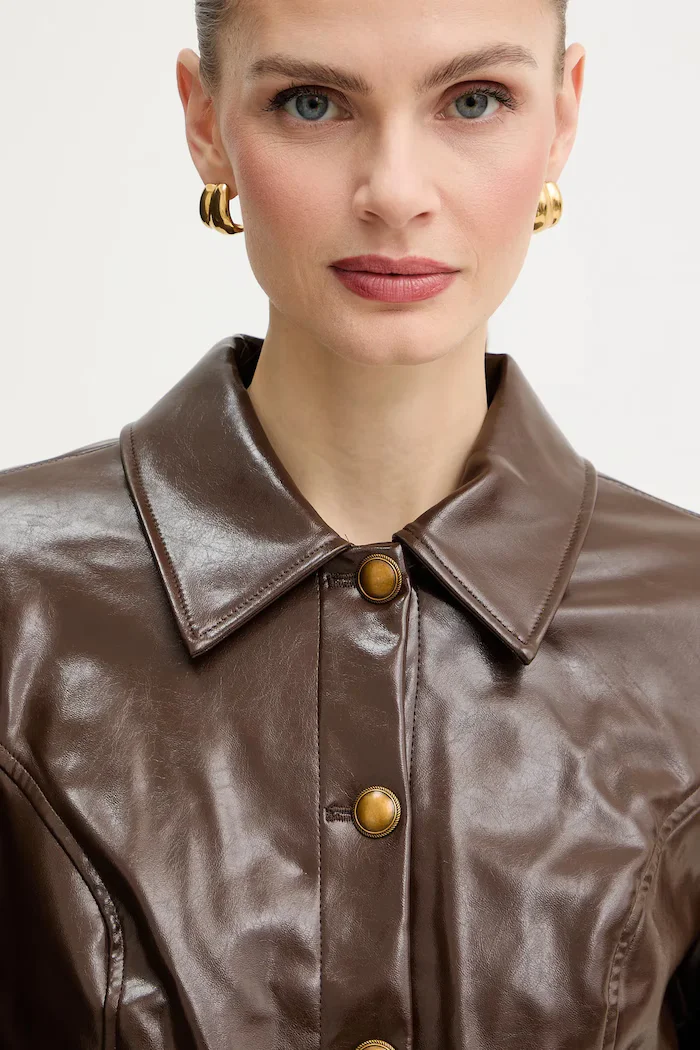 GUESS Яке BLANDINE в кафяво преходен модел W6RL21 WJ620