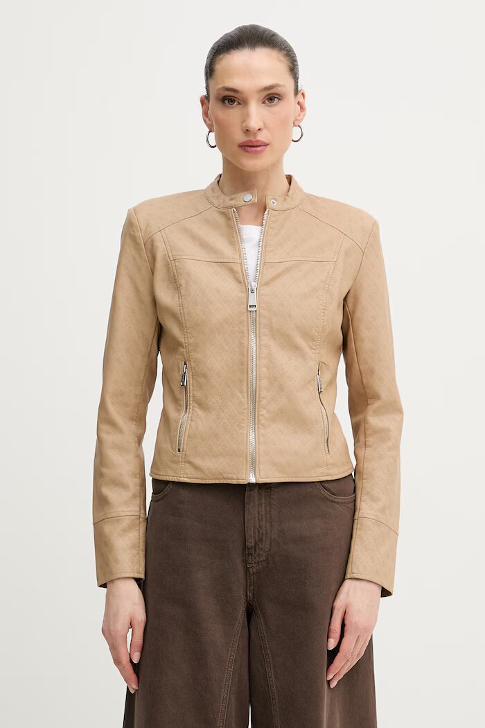 GUESS яке дамско NEW ANITA бежово W6GL09 W1834