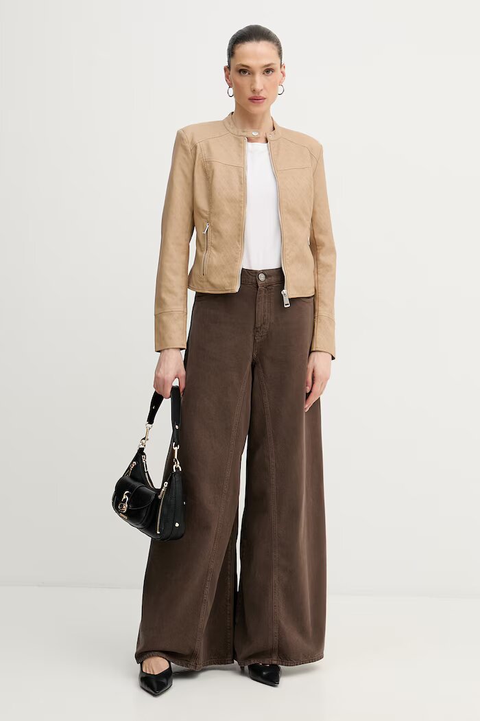 GUESS яке дамско NEW ANITA бежово W6GL09 W1834