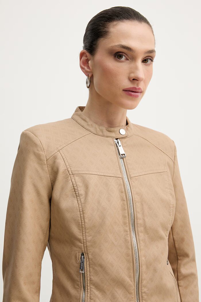 GUESS яке дамско NEW ANITA бежово W6GL09 W1834