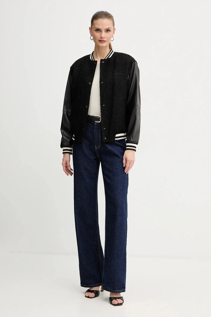 GUESS Яке DANIELLE в черно преходен модел W5BL27 W2392
