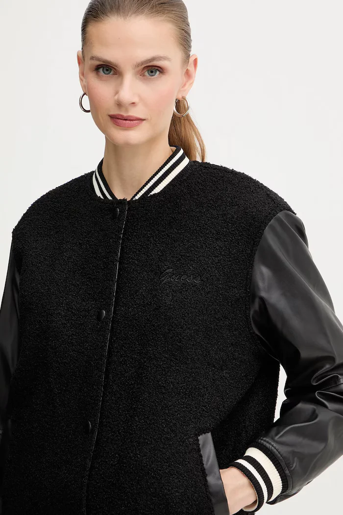 GUESS Яке DANIELLE в черно преходен модел W5BL27 W2392