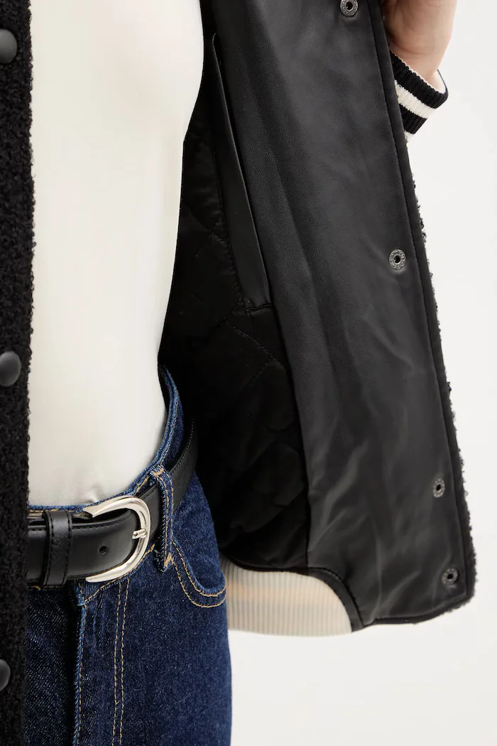GUESS Яке DANIELLE в черно преходен модел W5BL27 W2392