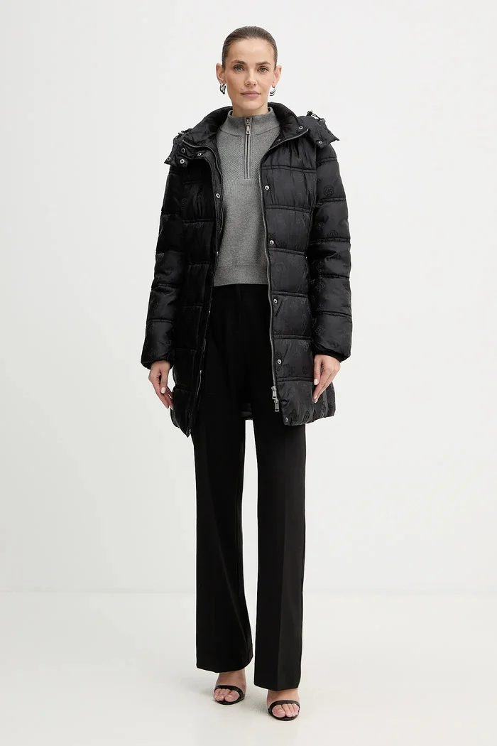 GUESS Яке IMMA в черно зимен модел W5BL44 W2912