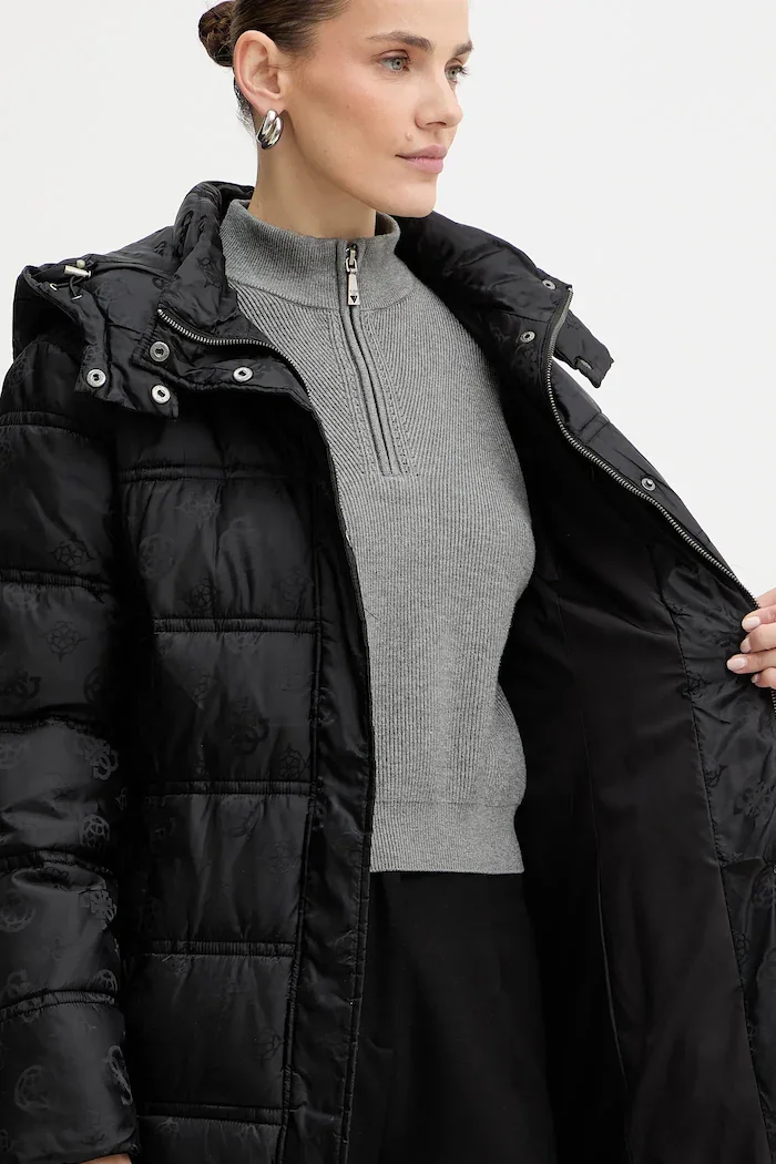 GUESS Яке IMMA в черно зимен модел W5BL44 W2912