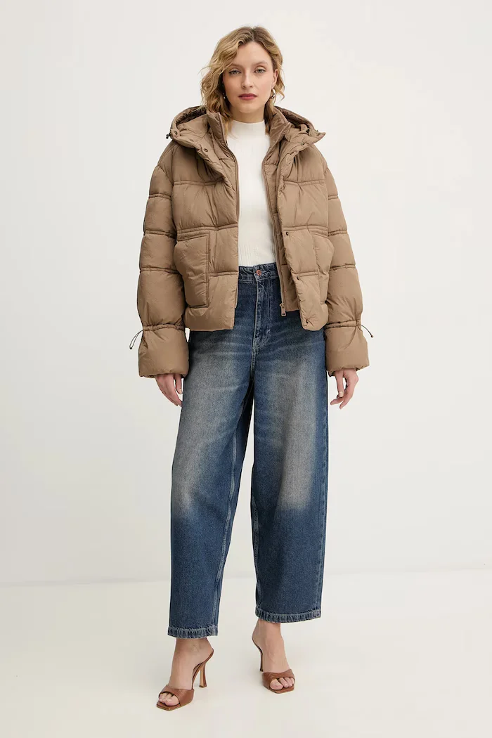 GUESS Яке NEW DAISY в кафяво зимен модел W5BL43 W2902