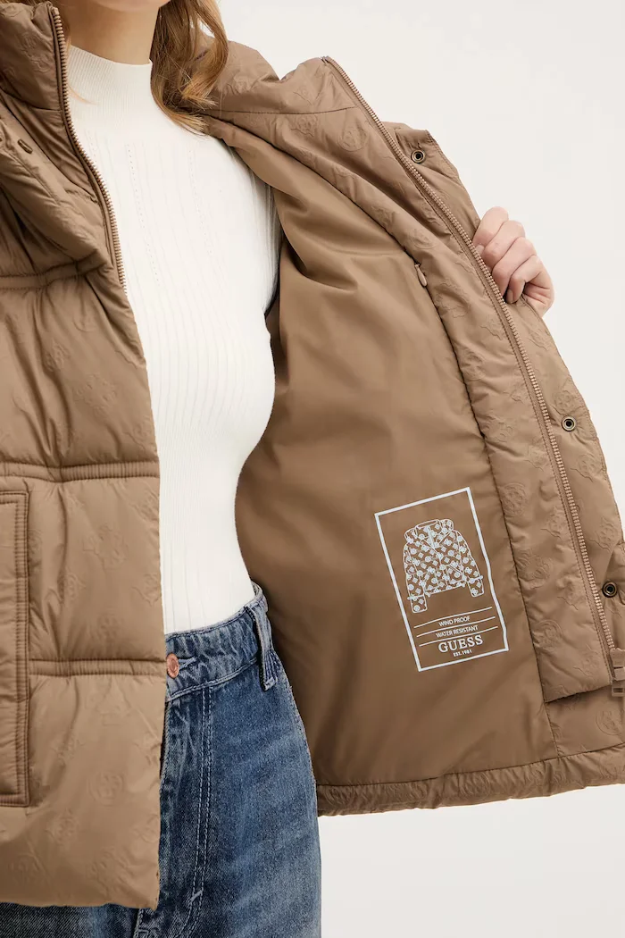 GUESS Яке NEW DAISY в кафяво зимен модел W5BL43 W2902