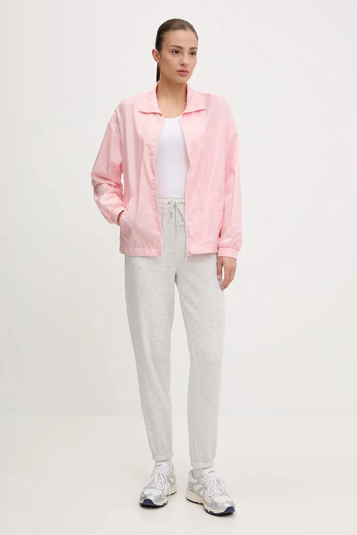 GUESS Яке в розово преходен модел с уголемена кройка V5GL01 WH482