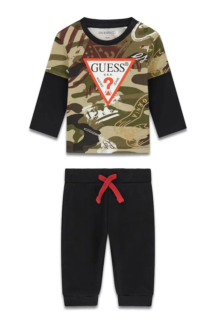 GUESS за деца от памук черен I6BG01 K5800