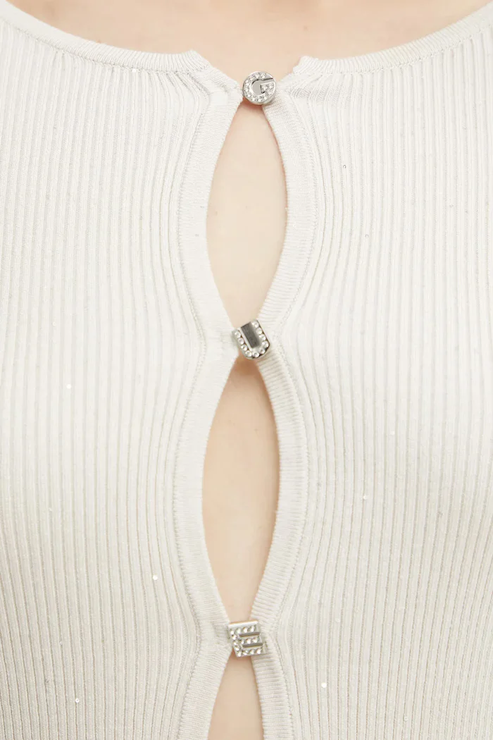 GUESS Жилетка EDEN в бежово W5RR17 Z34O0