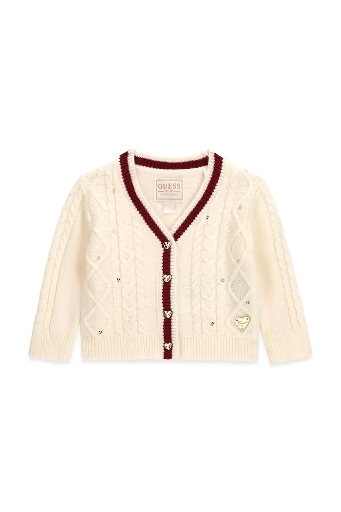 GUESS жилетка за бебе бежова A6BR01 Z1312