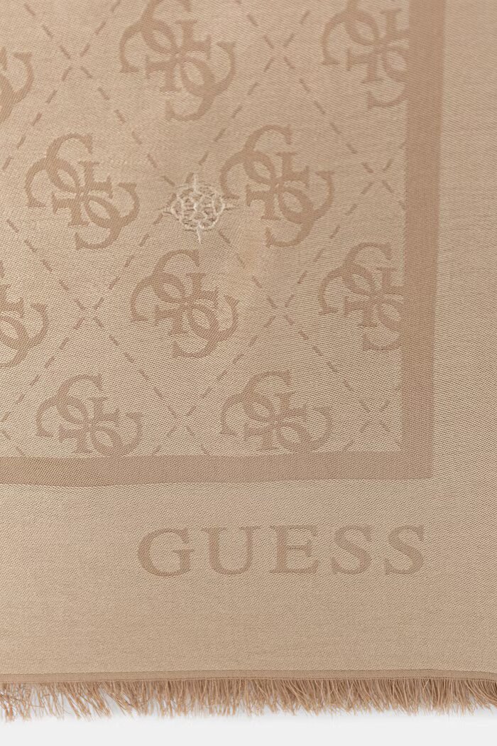 GUESS зимен шал дамски от вискоза бежов AW5529 VIS03