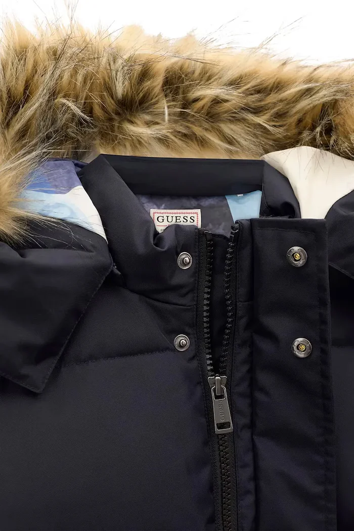 GUESS зимно яке за деца тъмносиньо L6BL05 W3951