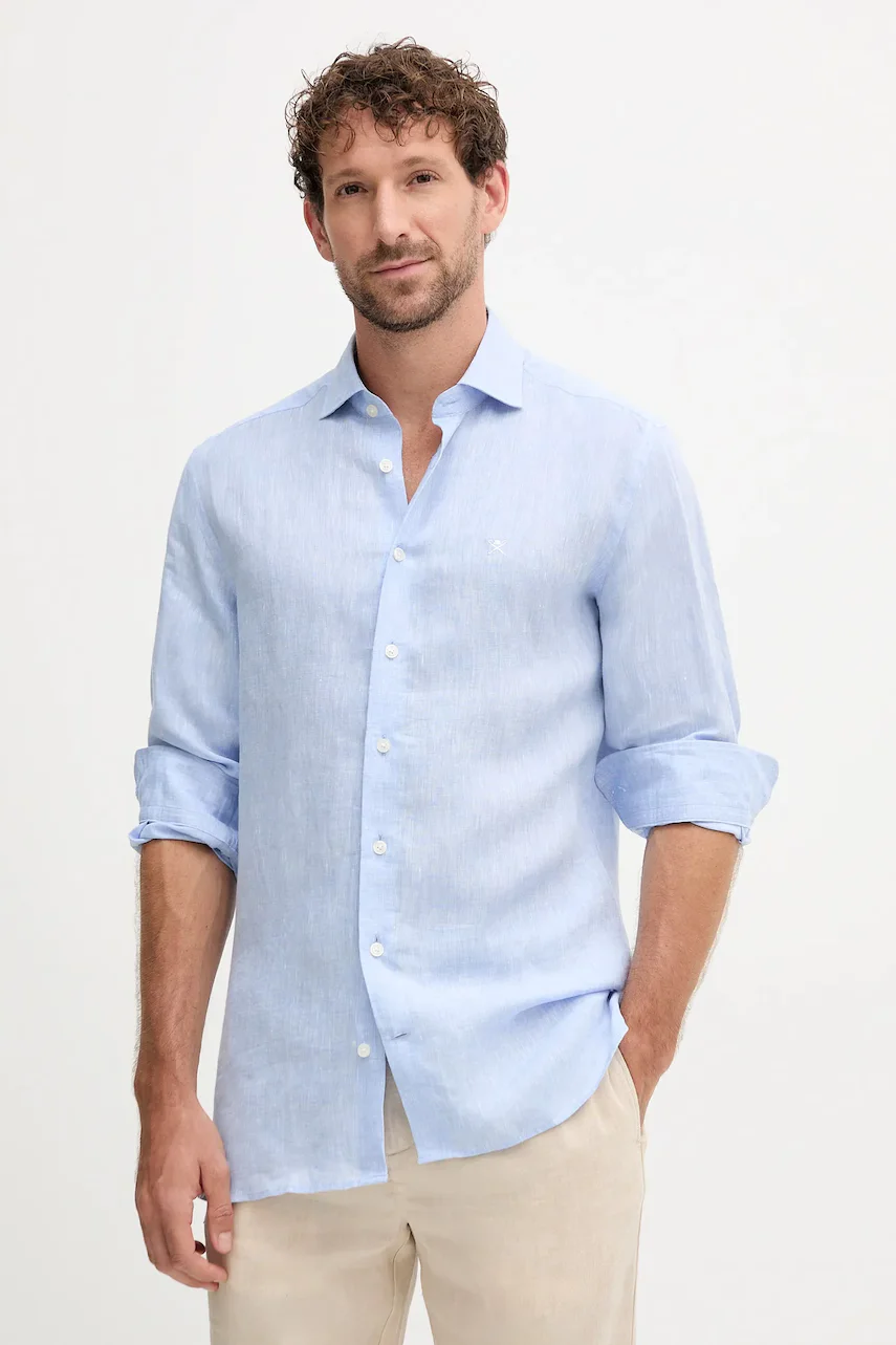 Hackett London Ленена риза