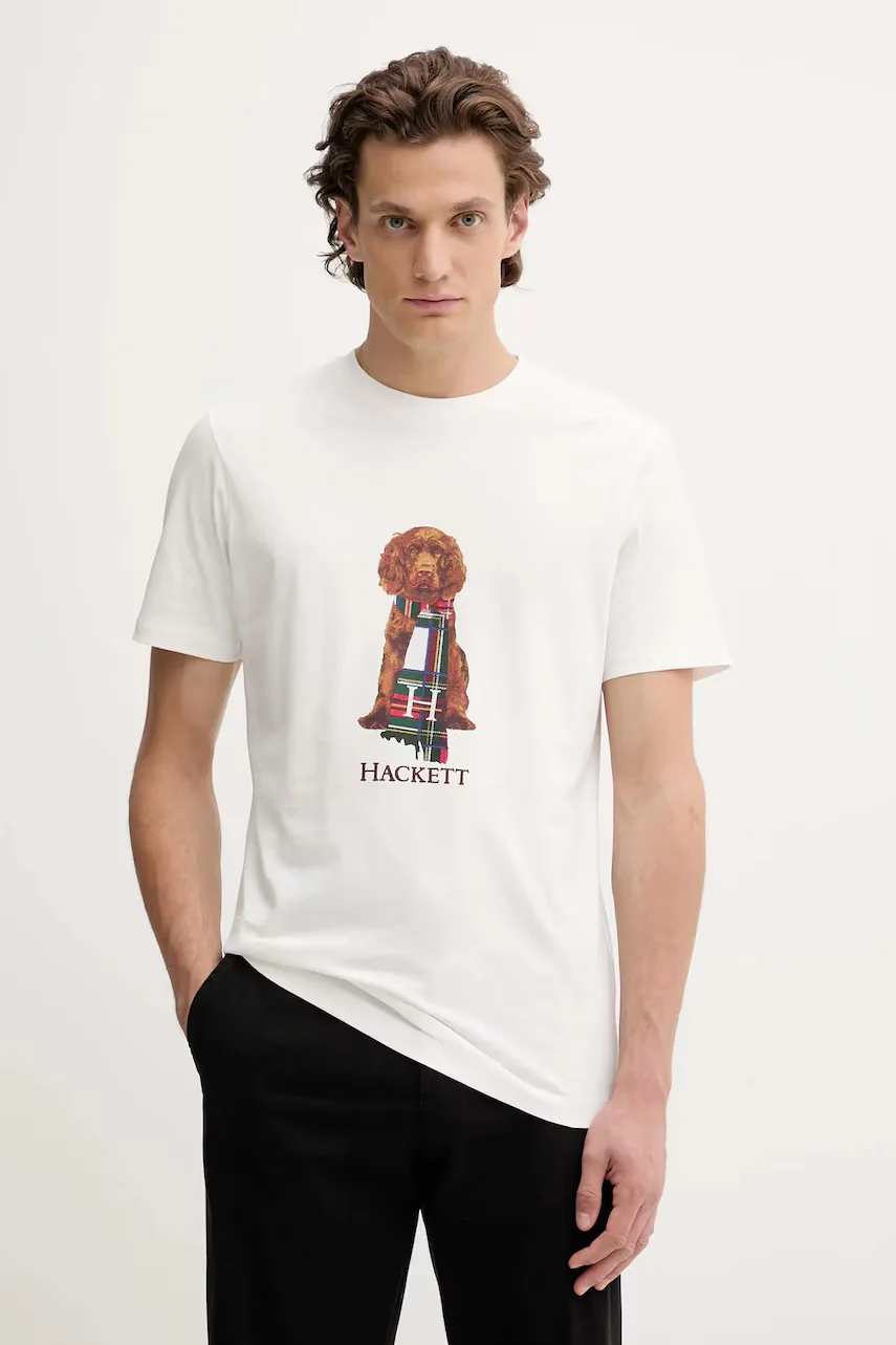 Hackett London Памучна тениска