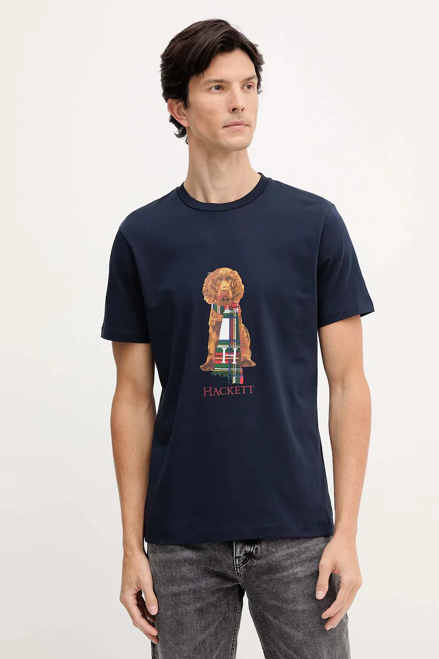 Hackett London Памучна тениска