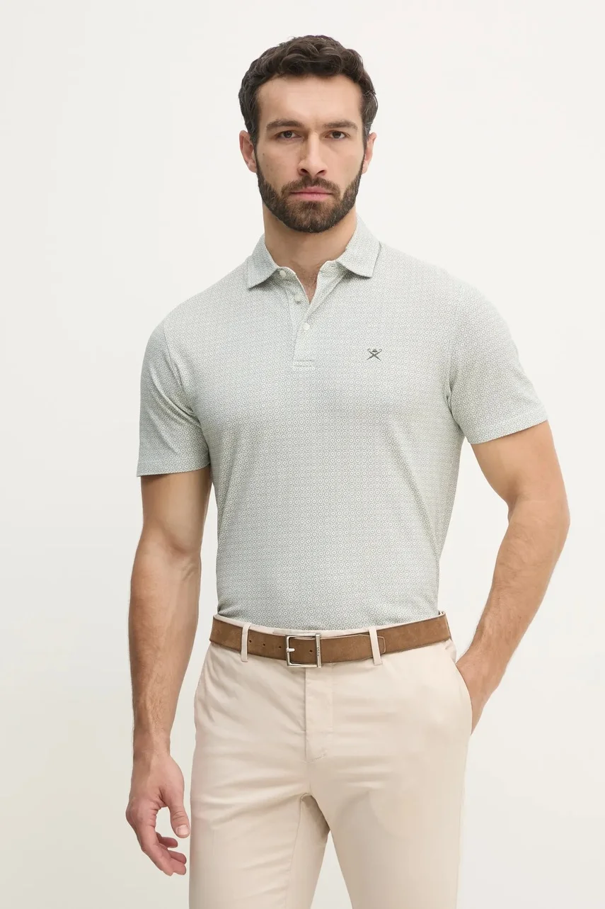 Hackett London Памучна тениска с яка