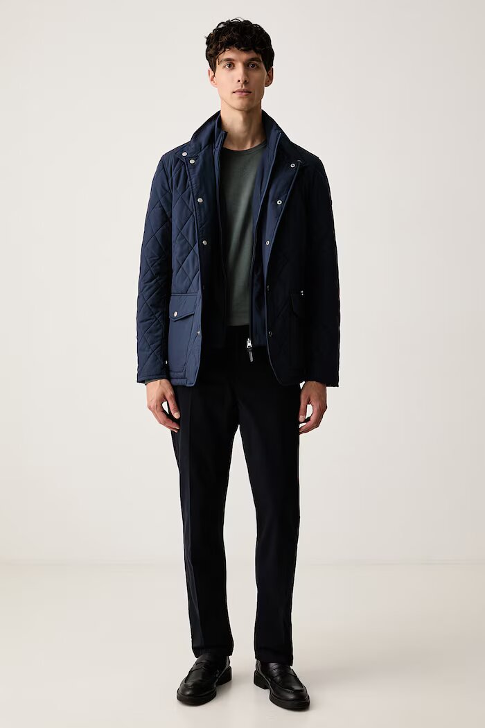 Hackett London преходно яке мъжко тъмносиньо HM4000242