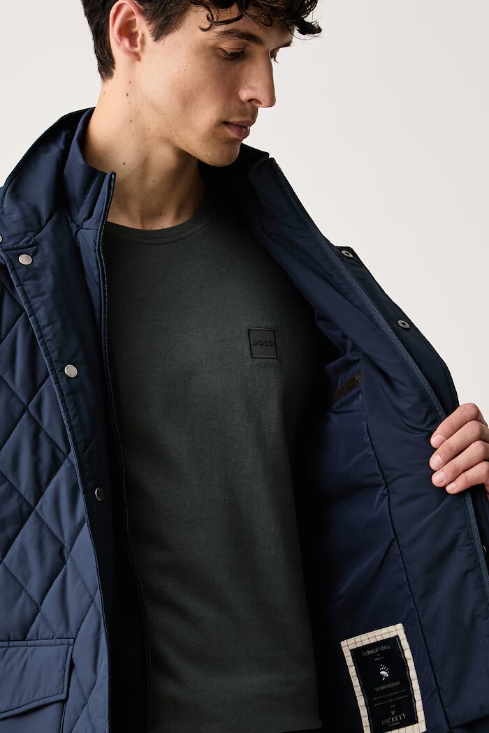 Hackett London преходно яке мъжко тъмносиньо HM4000242