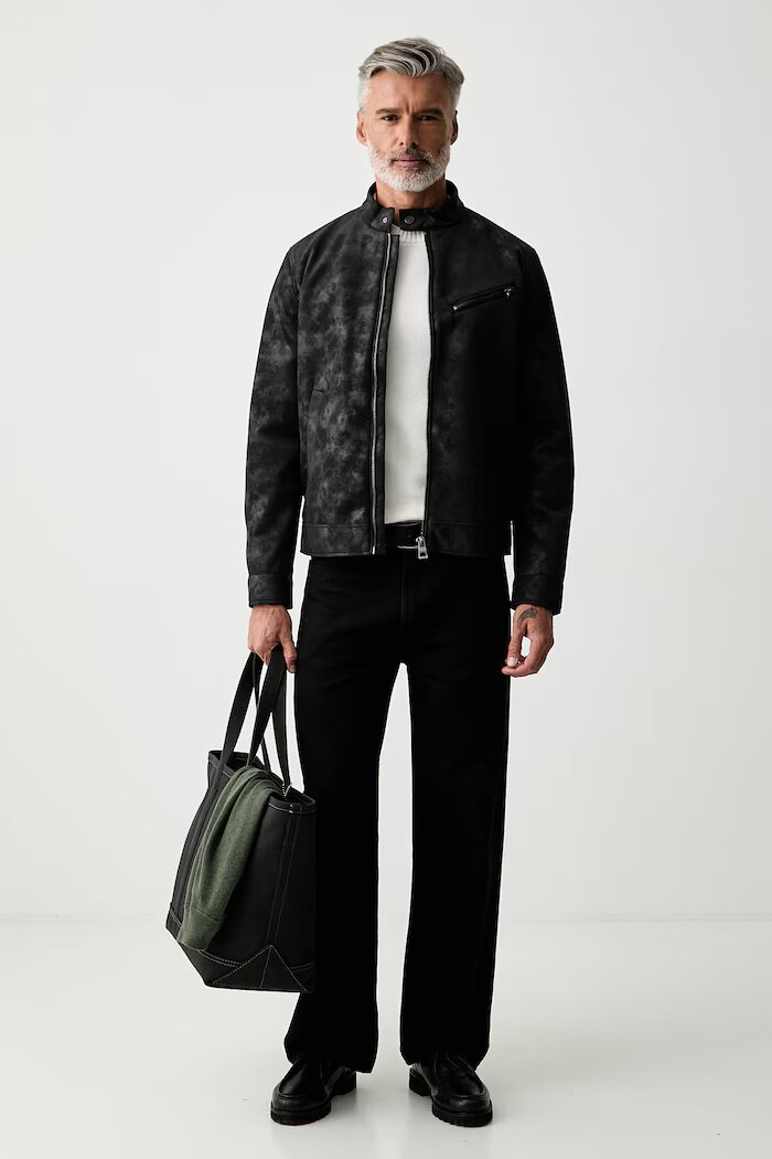 Hackett London пуловер мъжки от памук бежов HM7000213