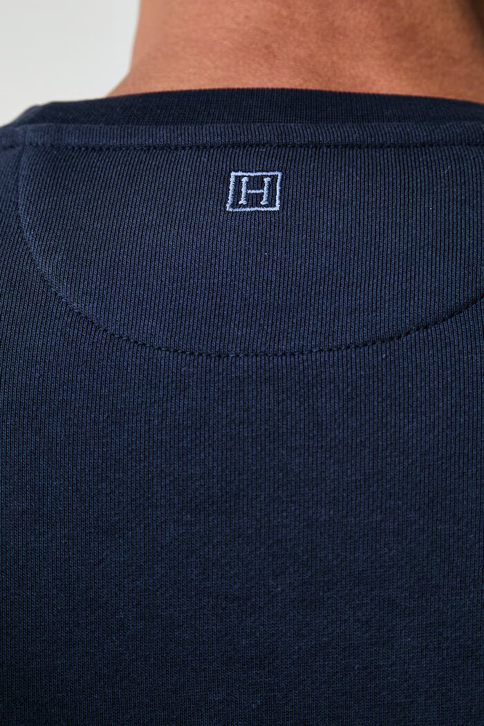 Hackett London суичър мъжки от памук тъмносин HM5800112