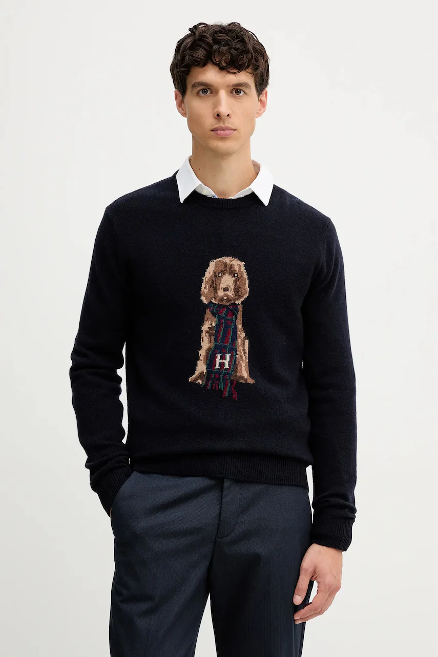 Hackett London Вълнен пуловер