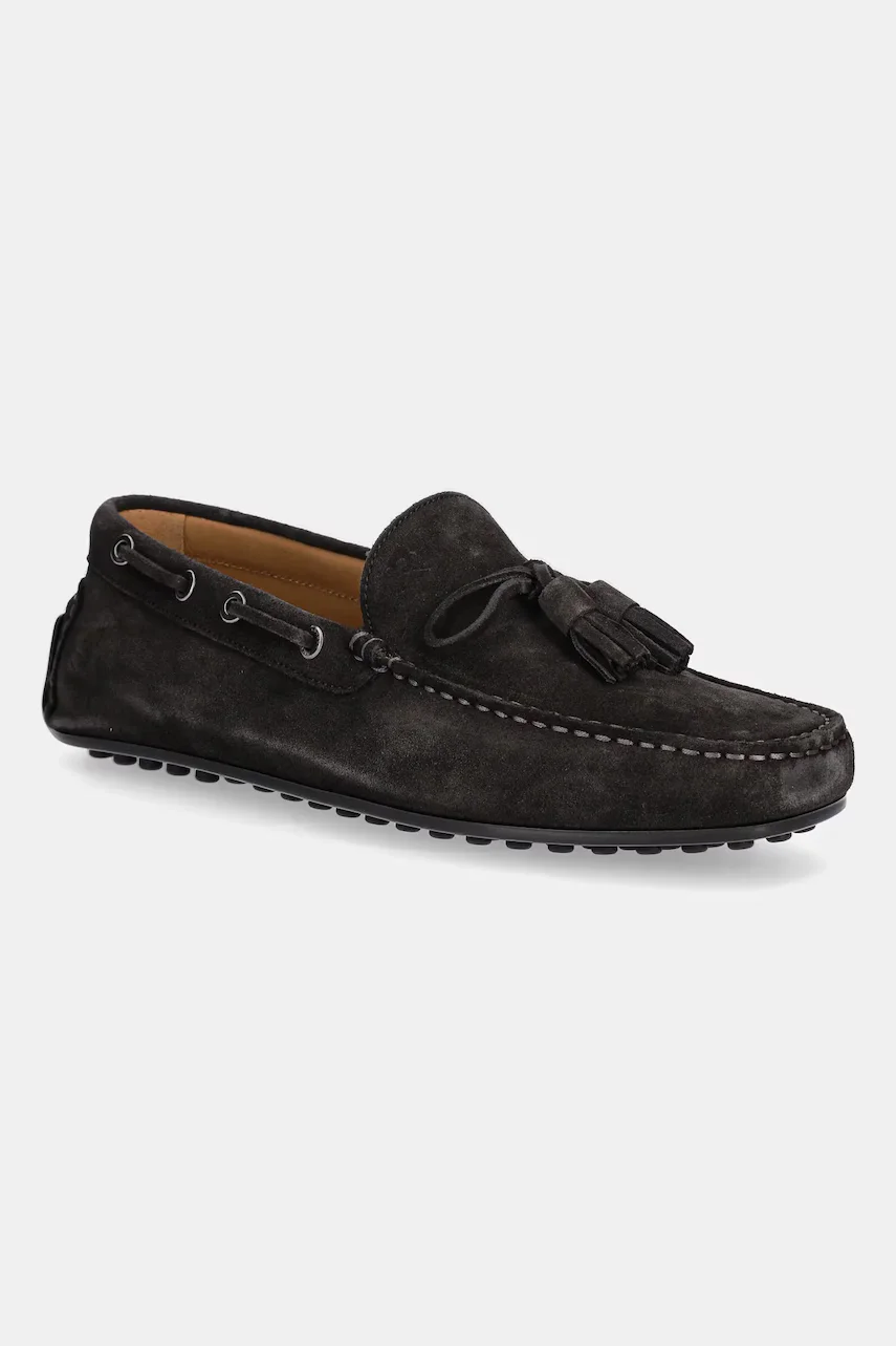 Hackett London Велурени мокасини DRIVER TASSEL