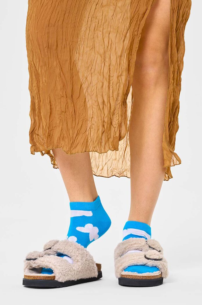 Happy Socks Чорапи Cloudy Low Sock в синьо