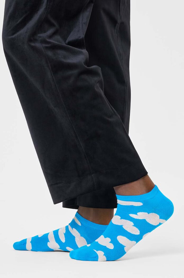 Happy Socks Чорапи Cloudy Low Sock в синьо