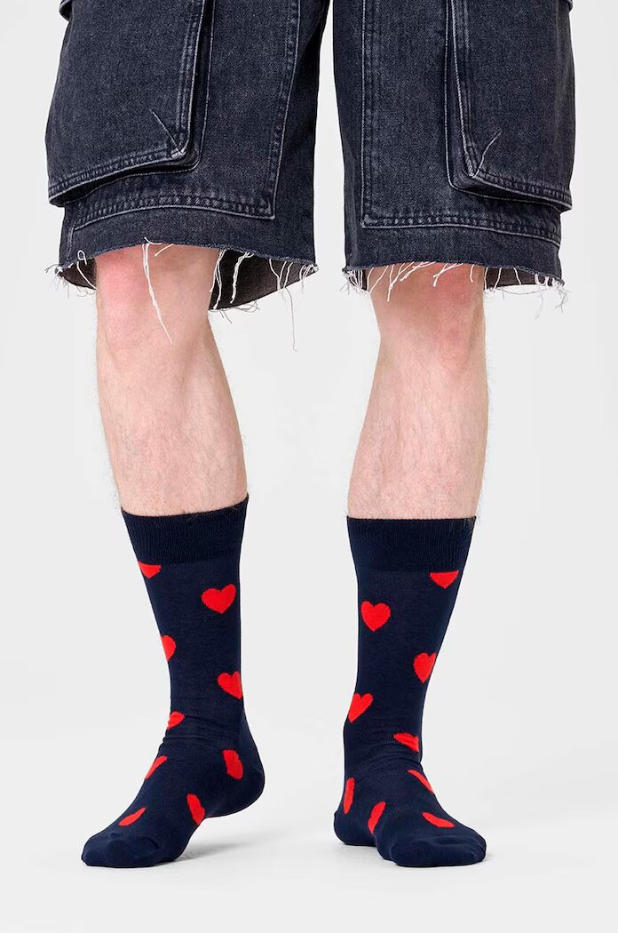 Happy Socks Чорапи Heart Sock в тъмносиньо