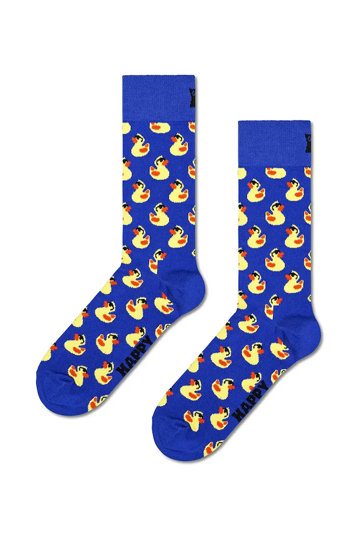 Happy Socks чорапи с памук 2 броя сини P005617