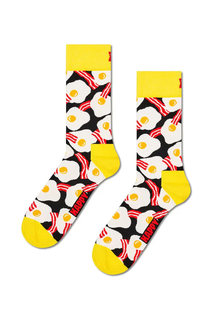 Happy Socks чорапи с памук жълти P006545