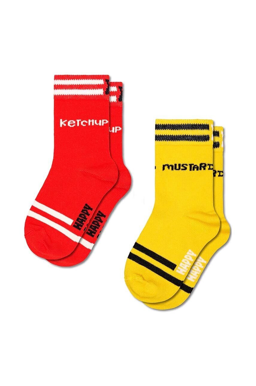 Happy Socks Детски чорапи Kids 2-Pack Ketchup Socks