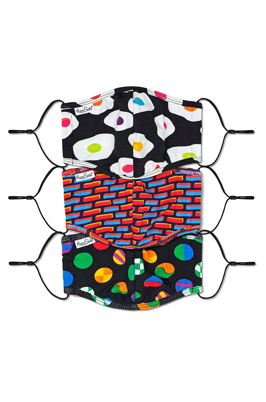 Happy Socks Защитна маска за многократна употреба (3 броя)