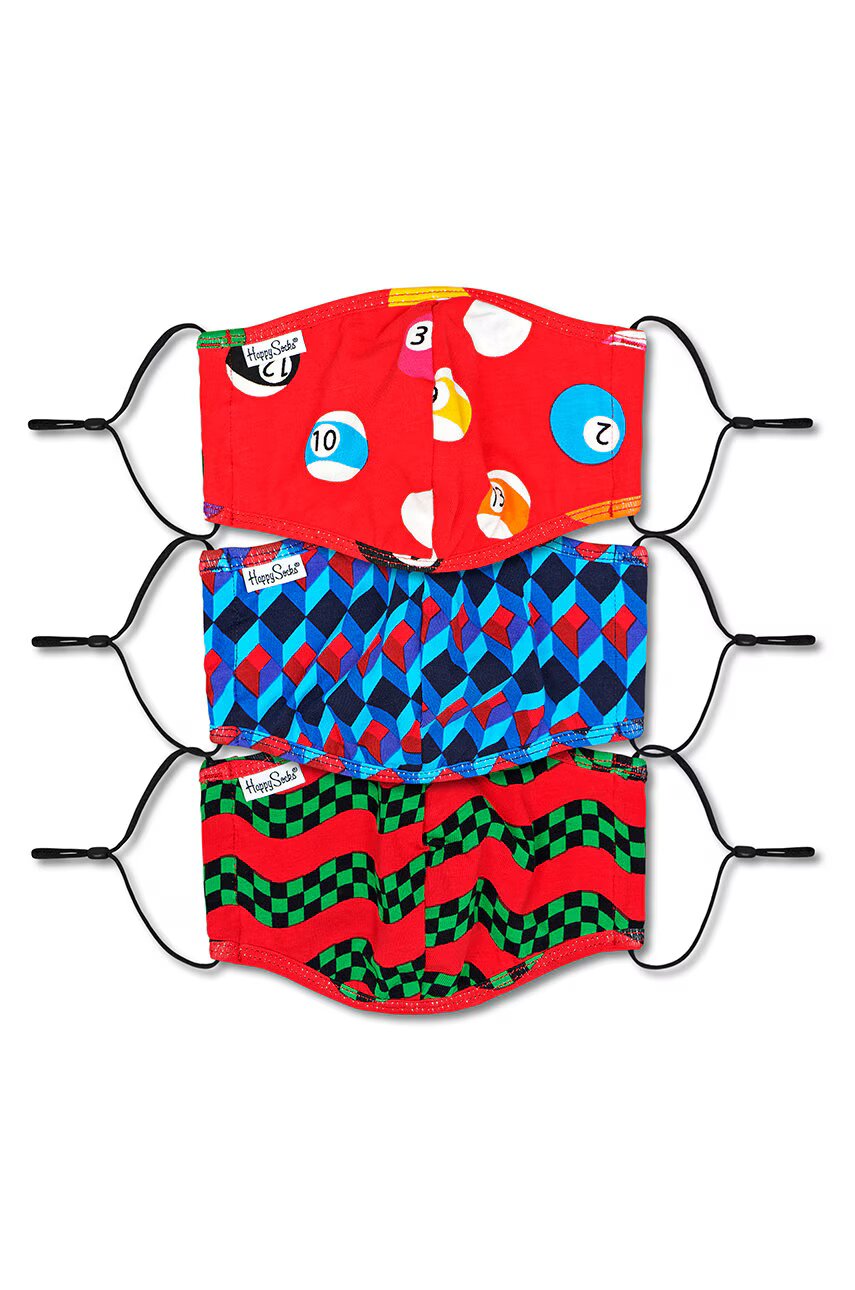 Happy Socks Защитна маска за многократна употреба (3 броя)